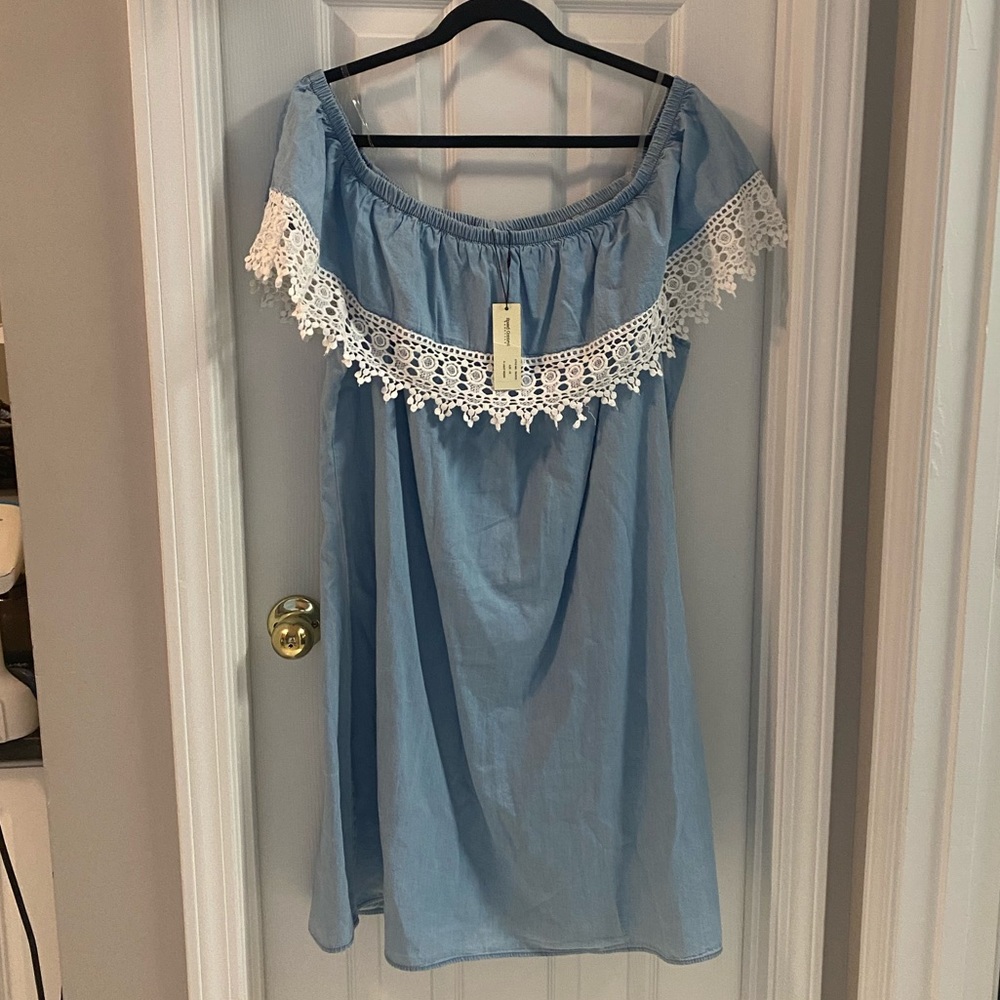 NEW off the shoulders mini dress